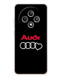 Чехол для OPPO Reno12 FS с картинкой «Логотип Audi Heart» Чехол для OPPO Reno12 FS с картинкой «Логотип Audi Heart»
