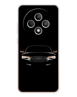 Чехол для OPPO Reno12 FS с картинкой «Audi — ночной контур»