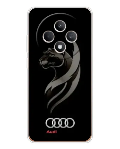 Чехол для OPPO Reno12 FS с картинкой «Графика — пантера и Audi» Чехол для OPPO Reno12 FS с картинкой «Графика — пантера и Audi»