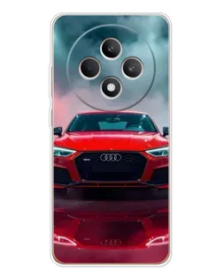 Чехол для OPPO Reno12 FS с картинкой «Audi RS — красный стиль»