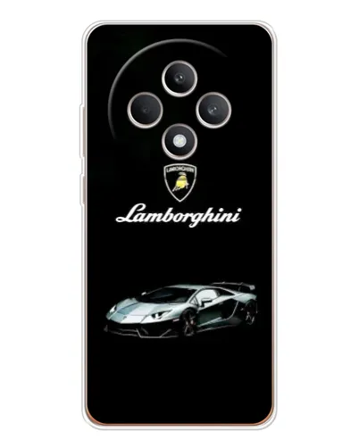 Чехол для OPPO Reno12 FS с картинкой «Логотип Lamborghini классика»