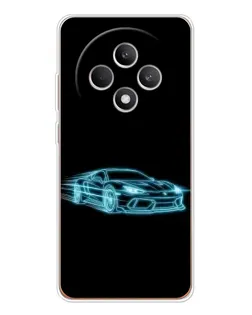 Чохол для OPPO Reno12 FS з картинкою «Неоновий контур Lamborghini» Чохол для OPPO Reno12 FS з картинкою «Неоновий контур Lamborghini»