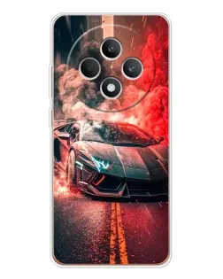 Чохол для OPPO Reno12 FS з картинкою «Lamborghini червоний дим» Чохол для OPPO Reno12 FS з картинкою «Lamborghini червоний дим»