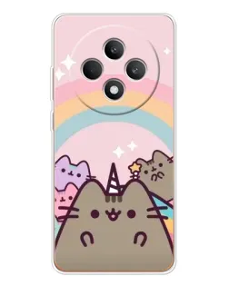 Чохол для OPPO Reno12 FS з картинкою «Єдиноріг Pusheen» Чохол для OPPO Reno12 FS з картинкою «Єдиноріг Pusheen»