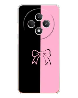 Чехол для OPPO Reno12 FS с картинкой «Половинки банта» Чехол для OPPO Reno12 FS с картинкой «Половинки банта»