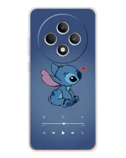 Чехол для OPPO Reno12 FS с картинкой «Музыкальный Stitch» Чехол для OPPO Reno12 FS с картинкой «Музыкальный Stitch»