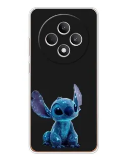 Чехол для OPPO Reno12 FS с картинкой «Стич на черном» Чехол для OPPO Reno12 FS с картинкой «Стич на черном»