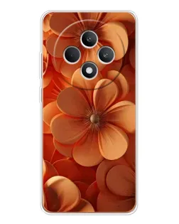 Чехол для OPPO Reno12 FS с картинкой «Оранжевый макро цветок» Чехол для OPPO Reno12 FS с картинкой «Оранжевый макро цветок»