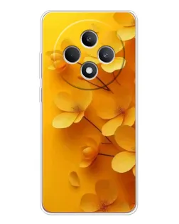 Чехол для OPPO Reno12 FS с картинкой «Золотые лепестки» Чехол для OPPO Reno12 FS с картинкой «Золотые лепестки»