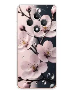 Чехол для OPPO Reno12 FS с картинкой «Нежная сакура и капли» Чехол для OPPO Reno12 FS с картинкой «Нежная сакура и капли»