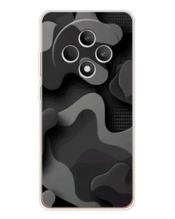 Чехол для OPPO Reno12 FS с картинкой «Темный абстрактный камуфляж» Чехол для OPPO Reno12 FS с картинкой «Темный абстрактный камуфляж»
