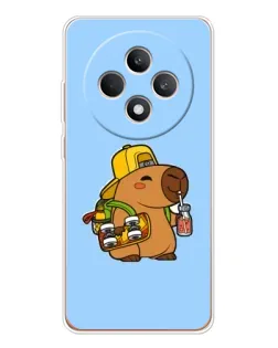 Чехол для OPPO Reno12 FS с картинкой «Капибара на скейте» Чехол для OPPO Reno12 FS с картинкой «Капибара на скейте»