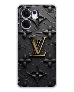 Чехол для OPPO Reno13 F с картинкой «Кожаная текстура LV»