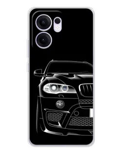 Чехол для OPPO Reno13 F с картинкой «Темный силуэт BMW» Чехол для OPPO Reno13 F с картинкой «Темный силуэт BMW»