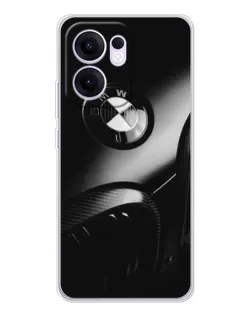 Чехол для OPPO Reno13 F с картинкой «Эмблема BMW — макро» Чехол для OPPO Reno13 F с картинкой «Эмблема BMW — макро»