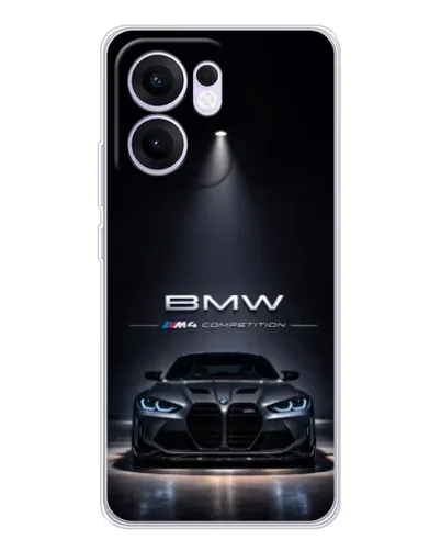 Чехол для OPPO Reno13 F с картинкой «BMW сквозь ночной город» Чехол для OPPO Reno13 F с картинкой «BMW сквозь ночной город»