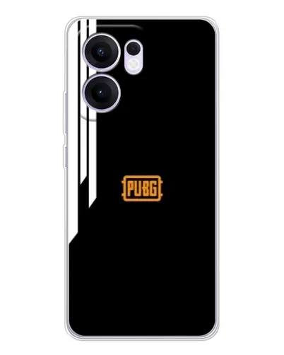 Чехол для OPPO Reno13 F с картинкой «PUBG — вертикальные линии» Чехол для OPPO Reno13 F с картинкой «PUBG — вертикальные линии»