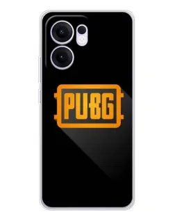 Чехол для OPPO Reno13 F с картинкой «PUBG — рамка лого»