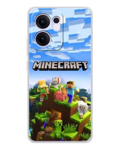 Чехол для OPPO Reno13 F с картинкой «Minecraft классический мир» Чехол для OPPO Reno13 F с картинкой «Minecraft классический мир»