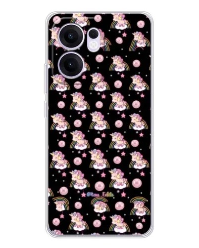 Чехол для OPPO Reno13 F с картинкой «Magic Unicorn паттерн» Чехол для OPPO Reno13 F с картинкой «Magic Unicorn паттерн»