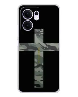 Чехол для OPPO Reno13 F с картинкой «Милитари Крест»