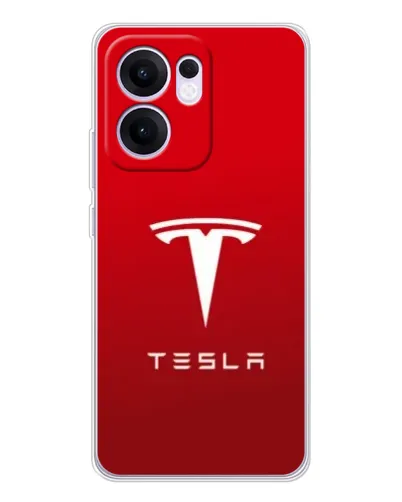 Чехол для OPPO Reno13 F с картинкой «Tesla Red Classic»