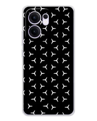 Чехол для OPPO Reno13 F с картинкой «Mercedes паттерн звезд» Чехол для OPPO Reno13 F с картинкой «Mercedes паттерн звезд»