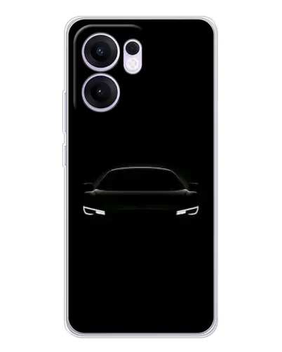 Чехол для OPPO Reno13 F с картинкой «Взгляд Audi в темноте»