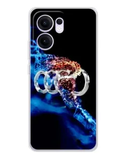 Чехол для OPPO Reno13 F с картинкой «Энергия лого Audi» Чехол для OPPO Reno13 F с картинкой «Энергия лого Audi»