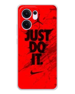 Чохол для OPPO Reno 13 FS 5G з картинкою «Nike Just Do It» Чохол для OPPO Reno 13 FS 5G з картинкою «Nike Just Do It»