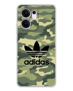 Чехол для OPPO Reno 13 FS 5G с картинкой «Милитари стиль Adidas» Чехол для OPPO Reno 13 FS 5G с картинкой «Милитари стиль Adidas»