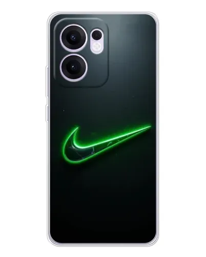 Чехол для OPPO Reno 13 FS 5G с картинкой «Неоновый контур Nike» Чехол для OPPO Reno 13 FS 5G с картинкой «Неоновый контур Nike»