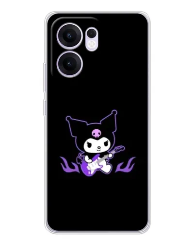Чехол для OPPO Reno 13 FS 5G с картинкой «Электрическая Kuromi»
