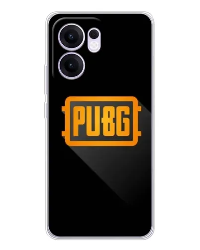 Чехол для OPPO Reno 13 FS 5G с картинкой «PUBG — рамка лого» Чехол для OPPO Reno 13 FS 5G с картинкой «PUBG — рамка лого»