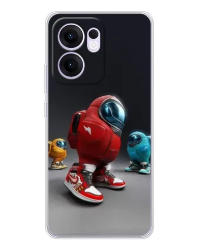 Чехол для OPPO Reno 13 FS 5G с картинкой «Among Us — 3D стиль» Чехол для OPPO Reno 13 FS 5G с картинкой «Among Us — 3D стиль»