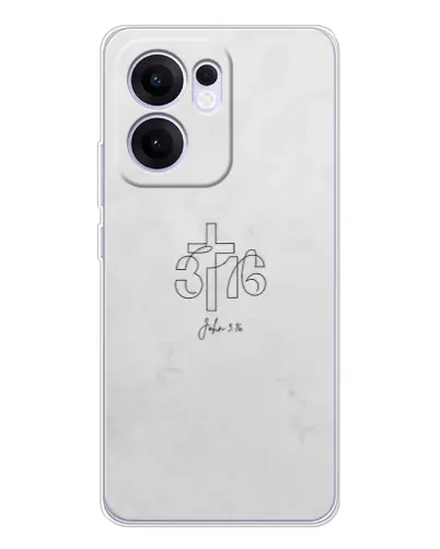 Чехол для OPPO Reno 13 FS 5G с картинкой «Иоанна 3:16 Крест» Чехол для OPPO Reno 13 FS 5G с картинкой «Иоанна 3:16 Крест»