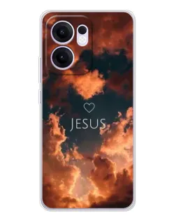Чехол для OPPO Reno 13 FS 5G с картинкой «Сияние Имени Jesus» Чехол для OPPO Reno 13 FS 5G с картинкой «Сияние Имени Jesus»
