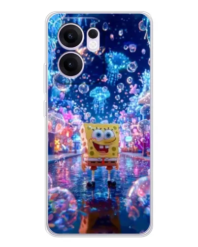 Чехол для OPPO Reno 13 FS 5G с картинкой «Неоновый океан» Чехол для OPPO Reno 13 FS 5G с картинкой «Неоновый океан»