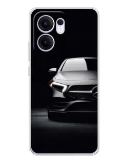 Чехол для OPPO Reno 13 FS 5G с картинкой «Свет фар Mercedes»