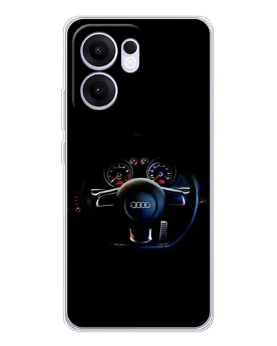 Чехол для OPPO Reno 13 FS 5G с картинкой «Салон Audi — руль» Чехол для OPPO Reno 13 FS 5G с картинкой «Салон Audi — руль»