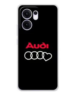Чехол для OPPO Reno 13 FS 5G с картинкой «Логотип Audi Heart» Чехол для OPPO Reno 13 FS 5G с картинкой «Логотип Audi Heart»