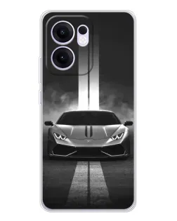 Чехол для OPPO Reno 13 FS 5G с картинкой «Lamborghini симметрия дорог» Чехол для OPPO Reno 13 FS 5G с картинкой «Lamborghini симметрия дорог»