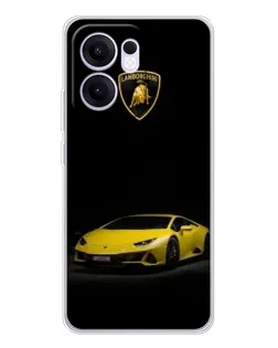 Чехол для OPPO Reno 13 FS 5G с картинкой «Lamborghini желтый акцент» Чехол для OPPO Reno 13 FS 5G с картинкой «Lamborghini желтый акцент»