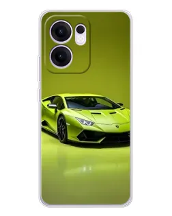 Чехол для OPPO Reno 13 FS 5G с картинкой «Салатовый Lamborghini Huracan» Чехол для OPPO Reno 13 FS 5G с картинкой «Салатовый Lamborghini Huracan»