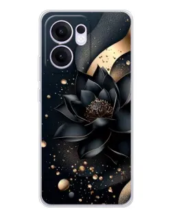 Чехол для OPPO Reno 13 FS 5G с картинкой «Черный лотос» Чехол для OPPO Reno 13 FS 5G с картинкой «Черный лотос»