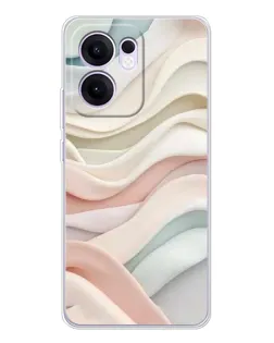 Чехол для OPPO Reno 13 FS 5G с картинкой «Пастельные нежные волны»