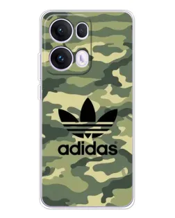 Чехол для OPPO Reno13 Pro с картинкой «Милитари стиль Adidas» Чехол для OPPO Reno13 Pro с картинкой «Милитари стиль Adidas»