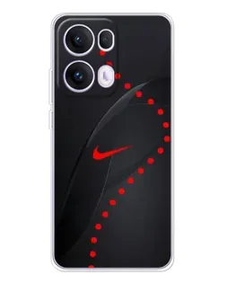Чехол для OPPO Reno13 Pro с картинкой «Абстрактный дизайн Nike»