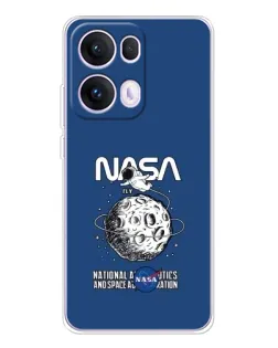 Чехол для OPPO Reno13 Pro с картинкой «NASA — лунная миссия» Чехол для OPPO Reno13 Pro с картинкой «NASA — лунная миссия»