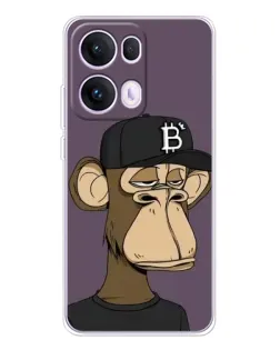 Чохол для OPPO Reno13 Pro з картинкою «Bored Ape в кепці» Чохол для OPPO Reno13 Pro з картинкою «Bored Ape в кепці»